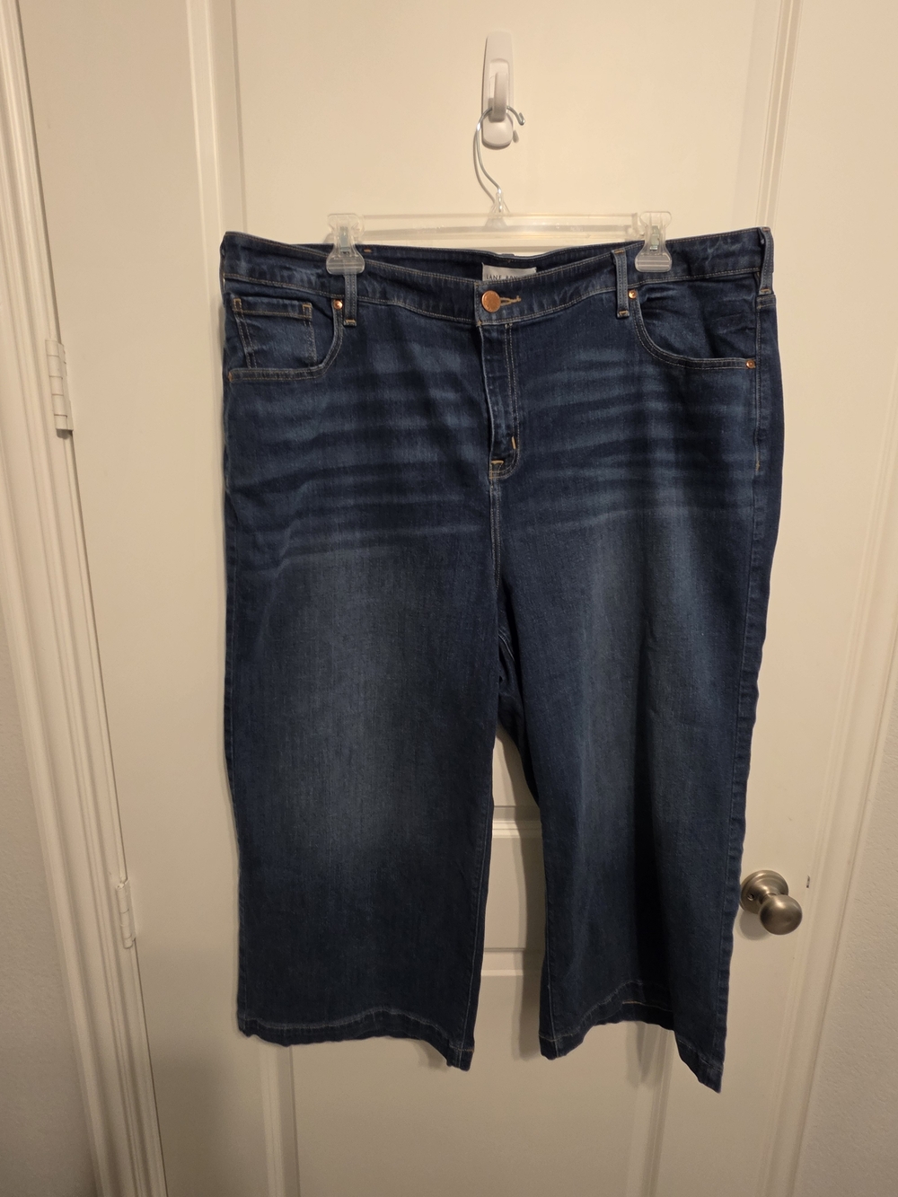 Lane Bryant Dark Blue Cropped Jeans